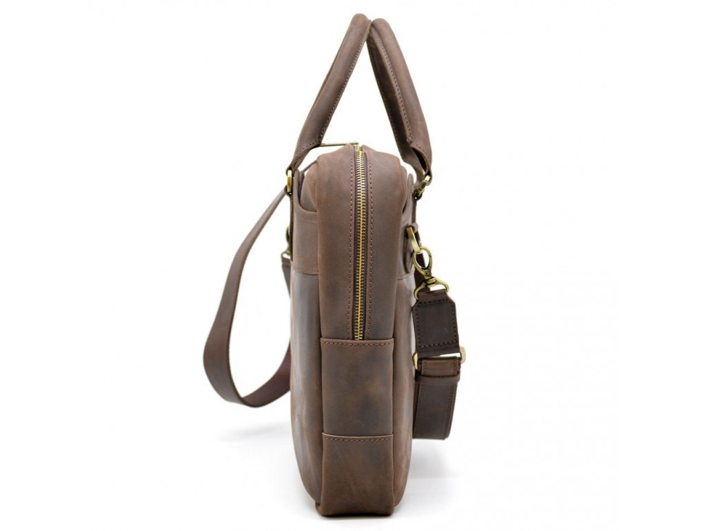 Деловая мужская сумка из натуральной кожи Crazy Horse RC-8839-4lx TARWA - Royalbag