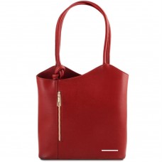 PATTY женская кожаная сумка Tuscany TL141455 (Red – красный) - Royalbag Фото 2