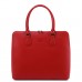 TL141809 Magnolia - Красная женская кожаная деловая сумка от Tuscany (Италия) - Royalbag Фото 3