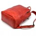 Женский красный кожаный рюкзак TARWA RR-2008-3md среднего размера - Royalbag Фото 11