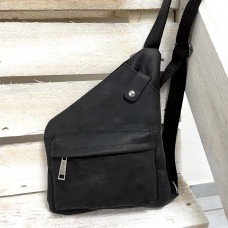 Кожаная сумка слинг, рюкзак через плечо RA-6501-3md бренд TARWA - Royalbag Фото 2