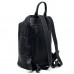 Женский черный кожаный рюкзак TARWA RA-2008-3md среднего размера - Royalbag Фото 7