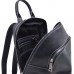 Женский черный кожаный рюкзак TARWA RA-2008-3md среднего размера - Royalbag Фото 4