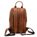 Женский коричневый кожаный рюкзак TARWA RB-2008-3md среднего размера - Royalbag Фото 10
