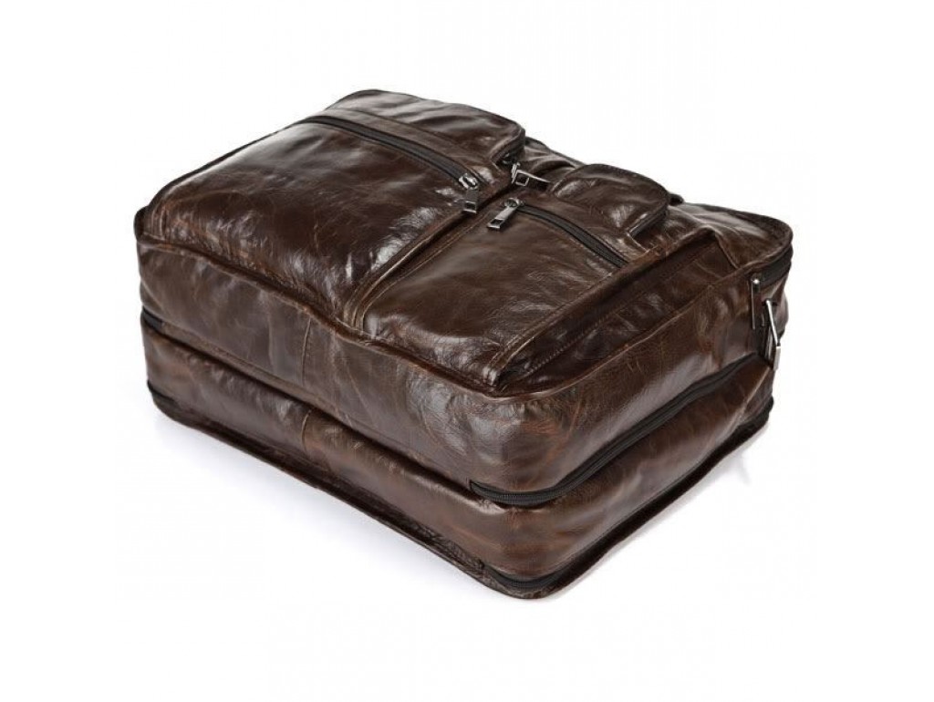 Большая кожаная сумка для документов или ноутбука 7093Q от John McDee - Royalbag