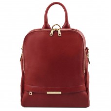 TL141376 Красный TL Bag - женский кожаный рюкзак мягкий от Tuscany - Royalbag Фото 2