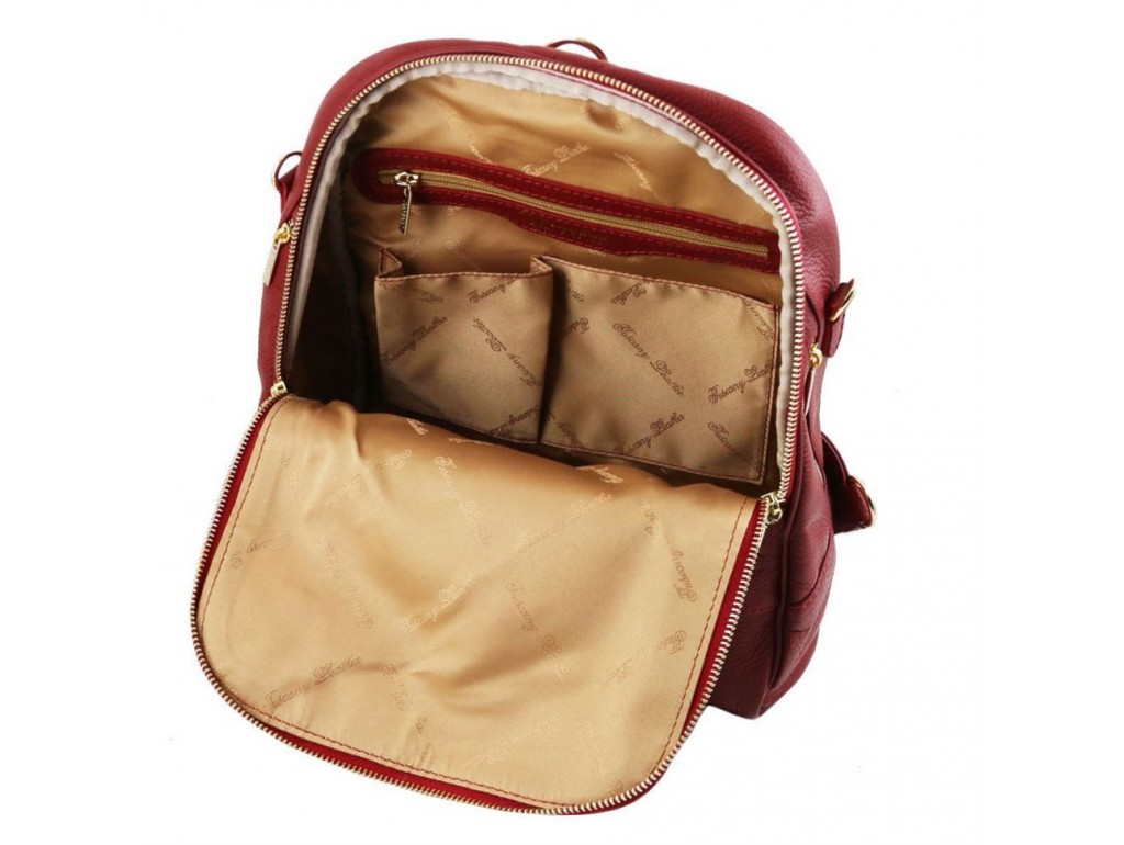 TL141376 Красный TL Bag - женский кожаный рюкзак мягкий от Tuscany - Royalbag