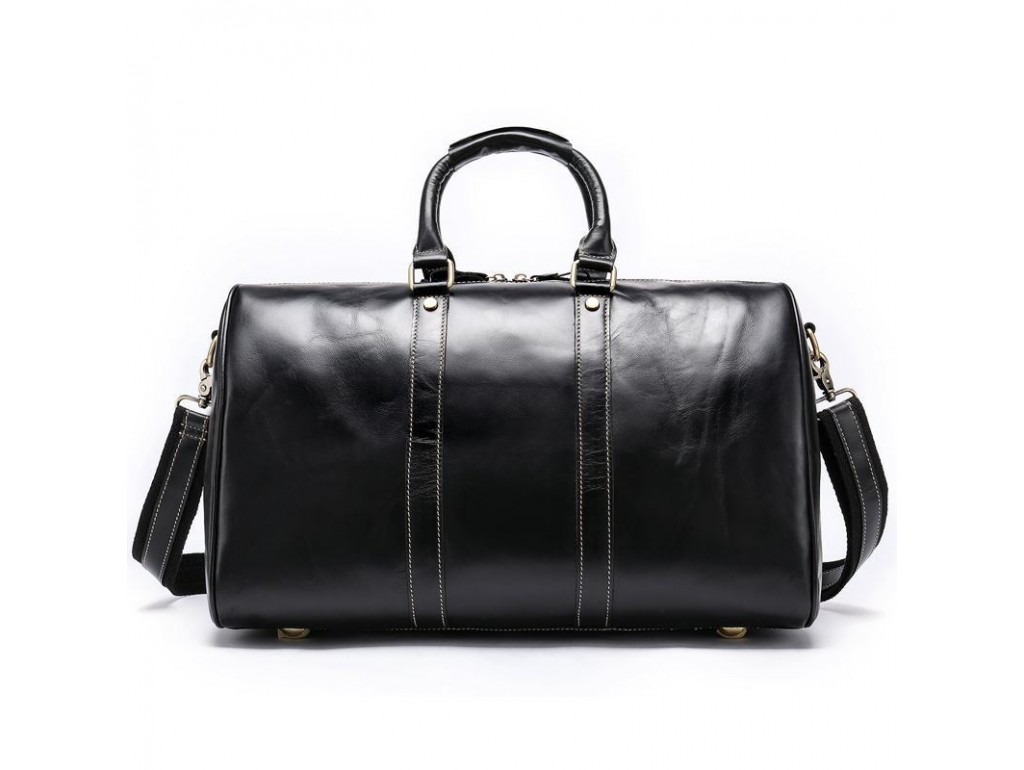 Кожаная дорожная сумка Joynee B10-9016 черная - Royalbag