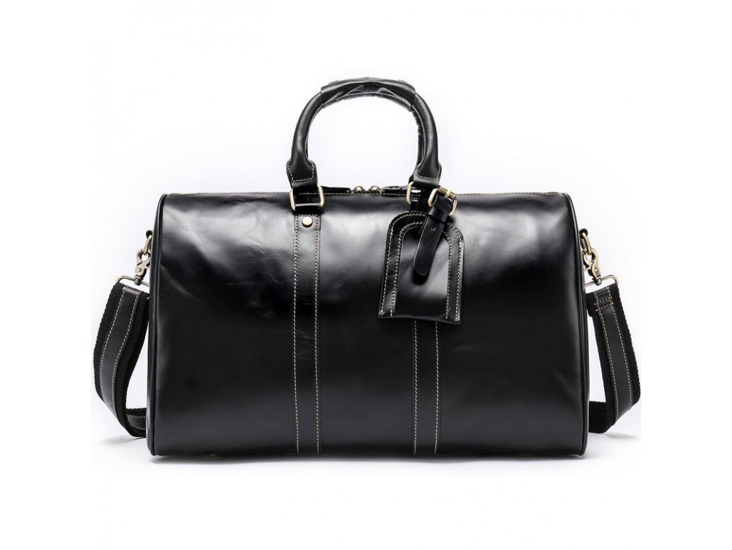 Кожаная дорожная сумка Joynee B10-9016 черная - Royalbag Фото 1