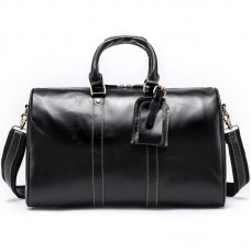 Кожаная дорожная сумка Joynee B10-9016 черная - Royalbag Фото 2