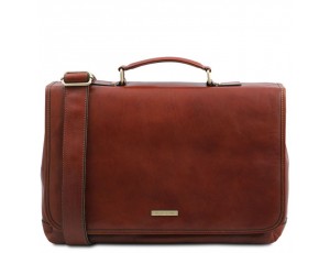 Mantova TL SMART сумка портфель кожаная TL142068 от Tuscany (Brown - коричневый) - Royalbag
