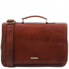 Mantova TL SMART сумка портфель кожаная TL142068 от Tuscany (Brown - коричневый) - Royalbag Фото 2