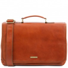 Mantova TL SMART сумка портфель кожаная TL142068 от Tuscany (Honey – медовый) - Royalbag Фото 2