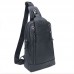 Мини-рюкзак кожаный на одно плечо T1337 BULL черный - Royalbag Фото 3