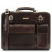 TL141268 Темно-коричневый Venezia - Кожаный портфель на 2 отделения от Tuscany - Royalbag Фото 3