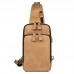 Кожаный рюкзак на одно плечо, рюкзак-слинг JD4024B John McDee - Royalbag Фото 4
