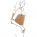 TL141809 Шампань Magnolia - женская кожаная деловая сумка от Tuscany - Royalbag Фото 9