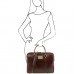 TL141283 Коричневый Prato - Эксклюзивная кожаная сумка для ноутбука от Tuscany - Royalbag Фото 9