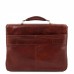 TL142067 Alessandria - кожаный мужской портфель мультифункциональный, цвет: Темно-коричневый - Royalbag Фото 5