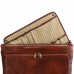 TL142067 Alessandria - кожаный мужской портфель мультифункциональный, цвет: Темно-коричневый - Royalbag Фото 8