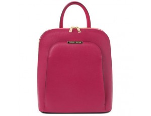 Женский рюкзак из сафьяновой кожи Tuscany TL141631 TL Bag (Magenta – пурпурный) - Royalbag