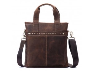 Вертикальная кожаная сумка, цвет коричневый Bexhill bx8029-2 - Royalbag