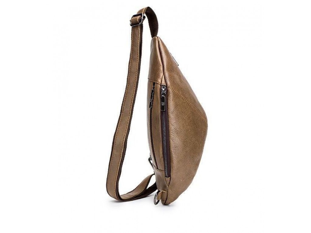 Мини-рюкзак из натуральной кожи "слинг" на одно плечо T0138 BULL - Royalbag