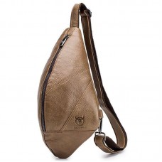 Мини-рюкзак из натуральной кожи "слинг" на одно плечо T0138 BULL - Royalbag Фото 2