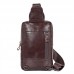 Мужской кожаный рюкзак на одно плечо John McDee 4010C - Royalbag Фото 5